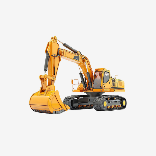 Beautiful toy excavator